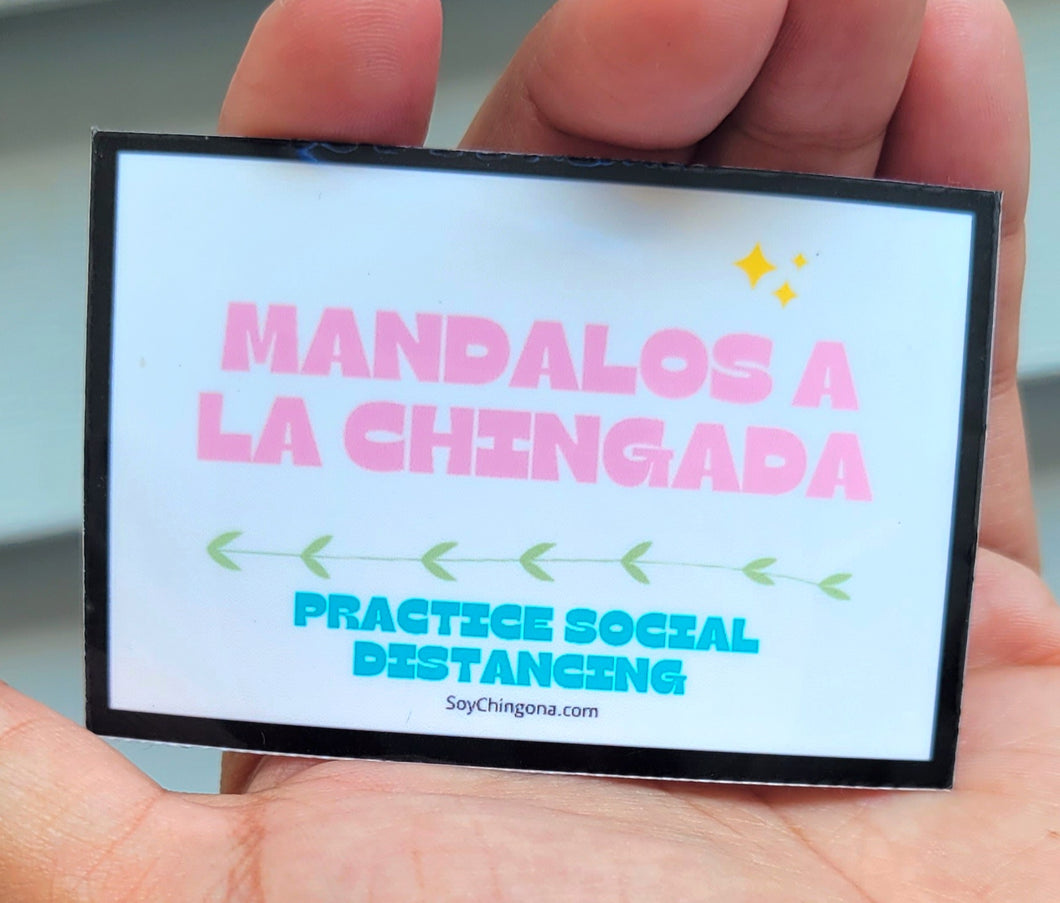 Mandalos a la Chingada Sticker