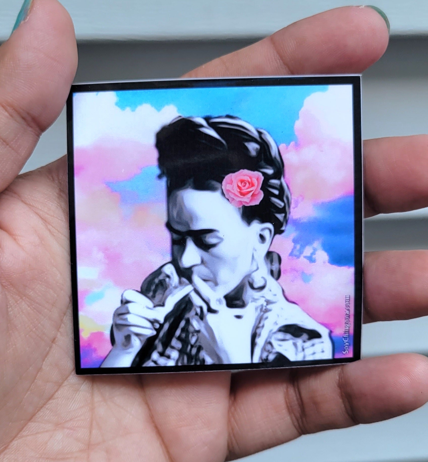 Chingona Artist Smoking Sticker