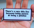 Thin Line Sticker