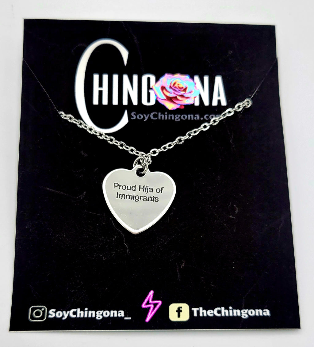 Proud hija of Immigrants Necklace