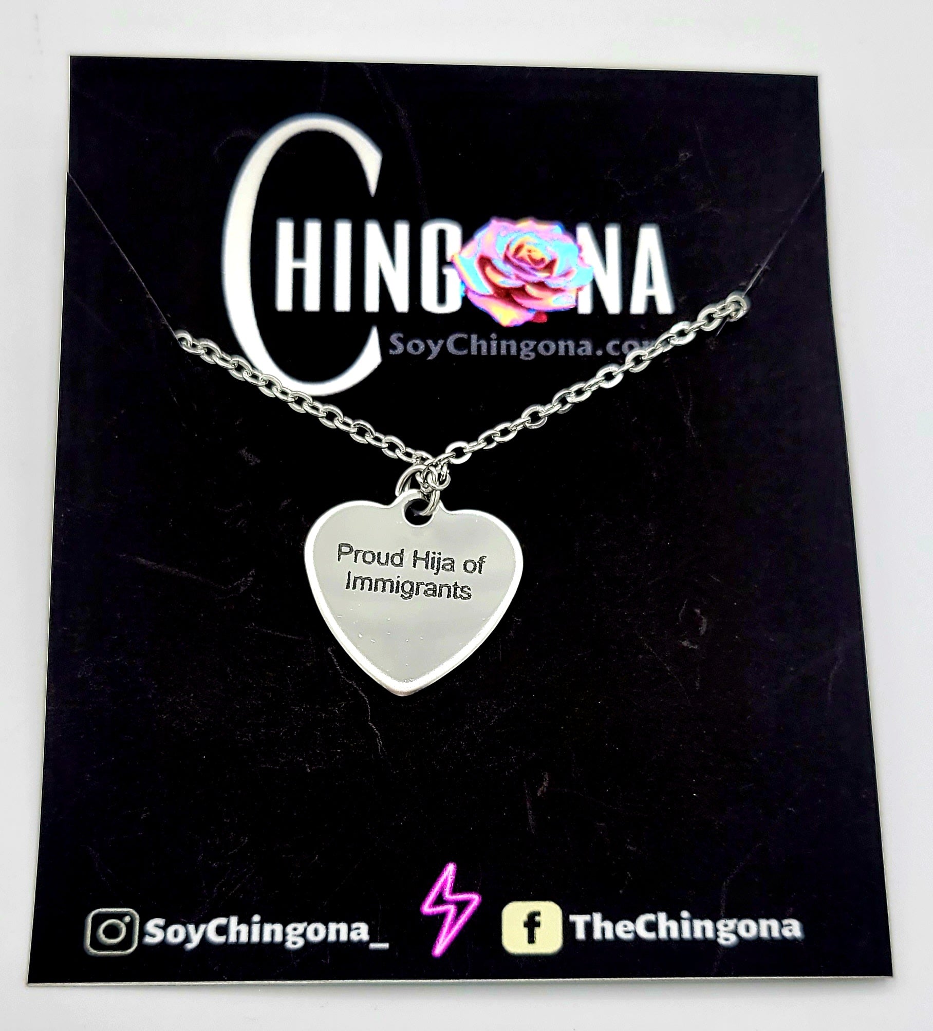 Proud hija of Immigrants Necklace