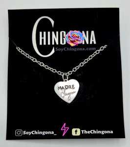 Madre Chingona Heart Necklace