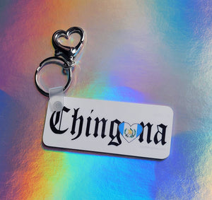 Chingona Flag Key Chain