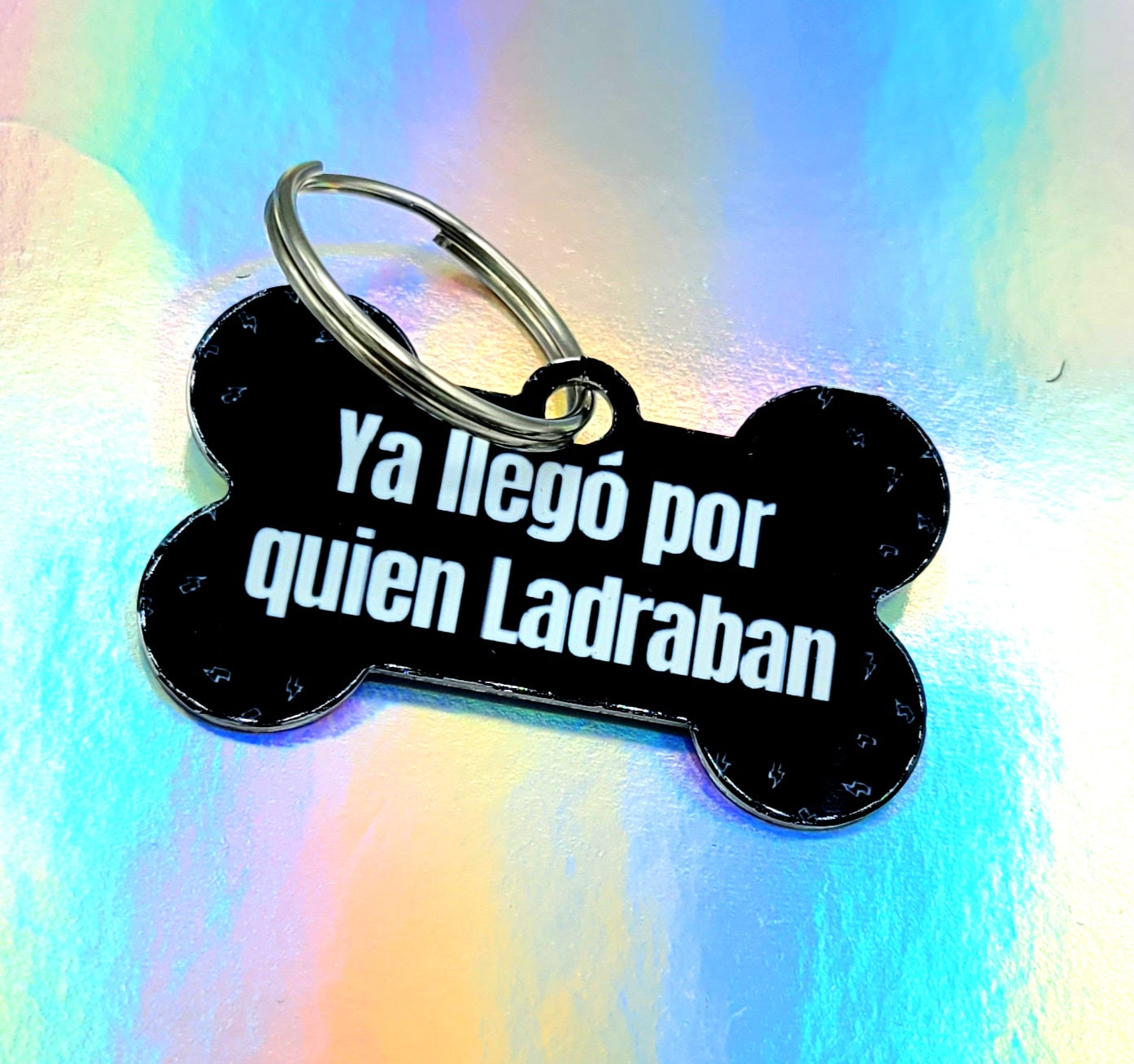 Ya llegó por quien ladraban Dog Tag