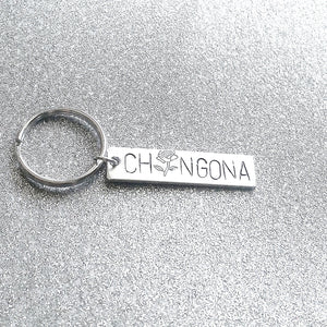 Chingona Rosa Key Chain