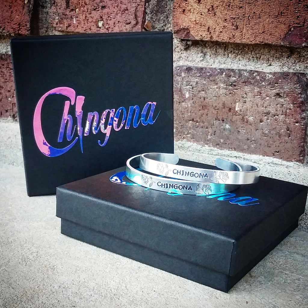 Chingona Rosas Cuff