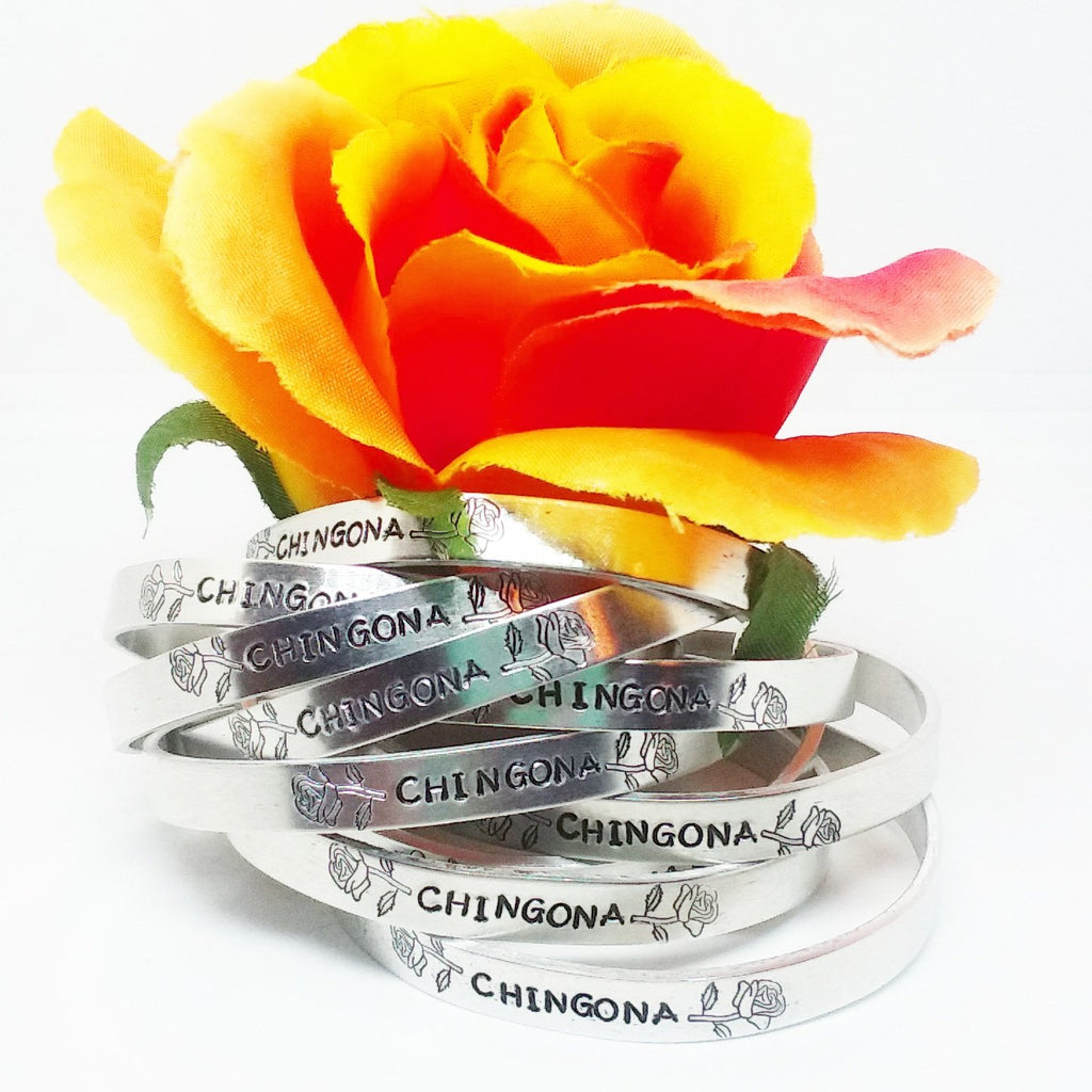 Chingona Rosas Cuff