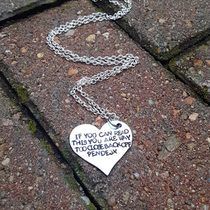 If you can read this.. Necklace