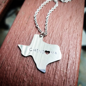 Texas State Chingona Necklace