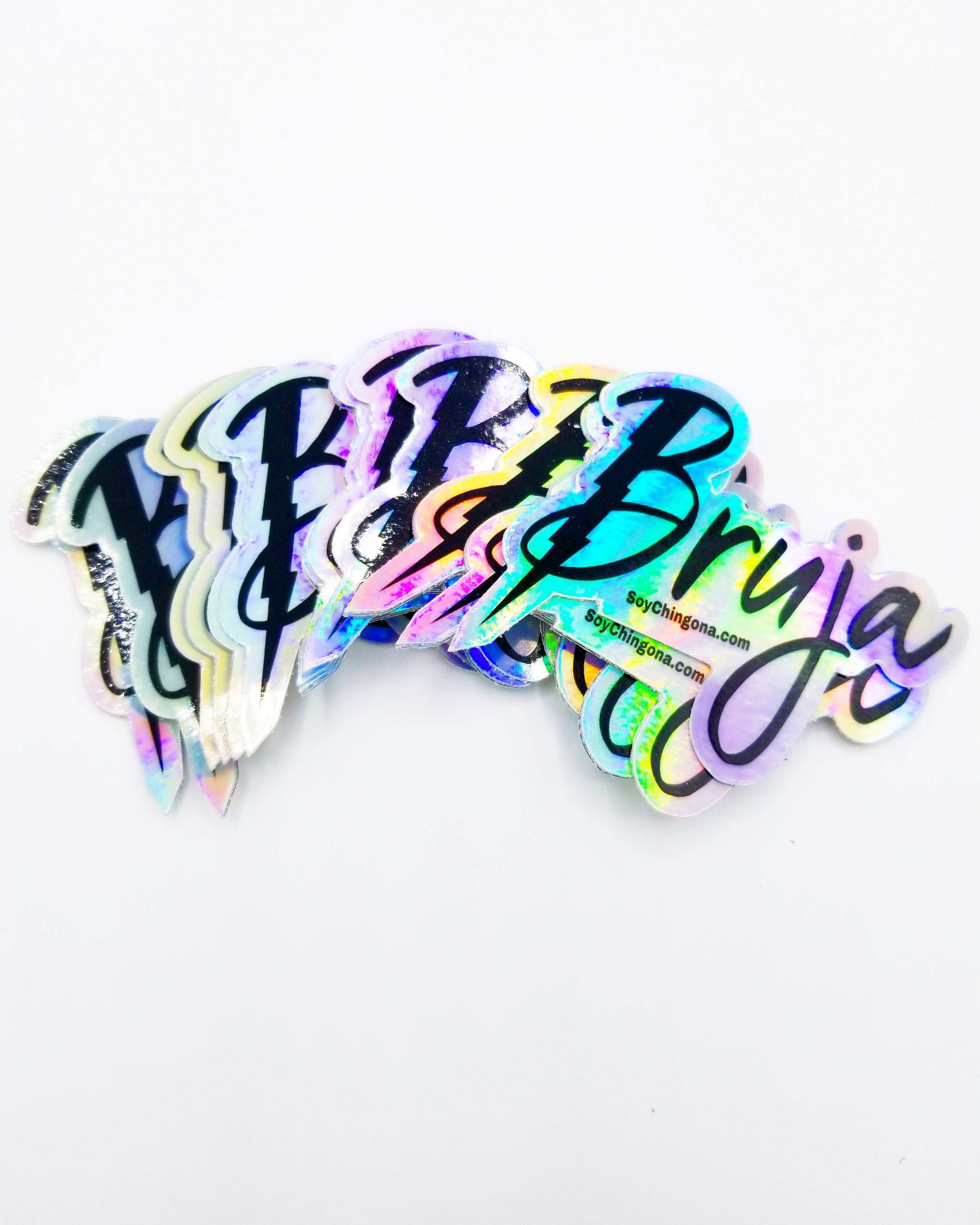 Bruja holographic sticker