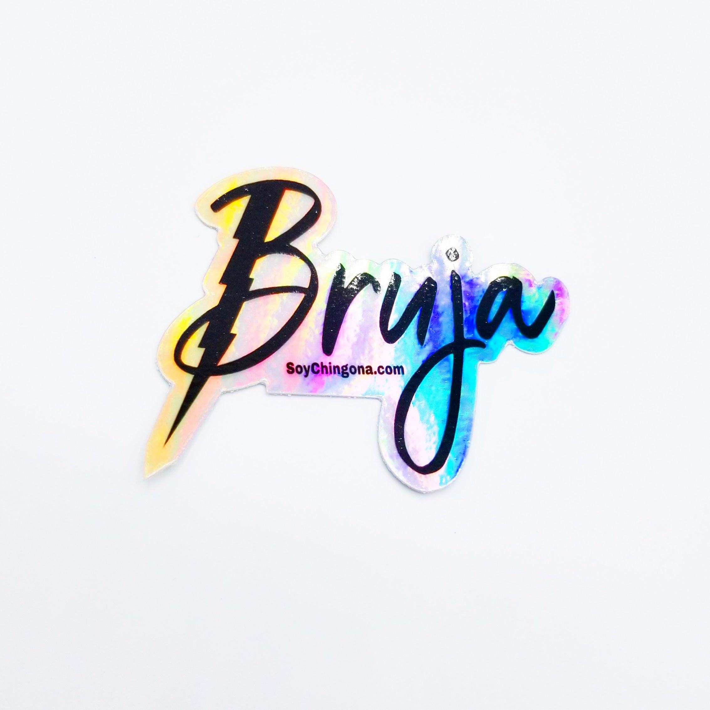 Bruja holographic sticker