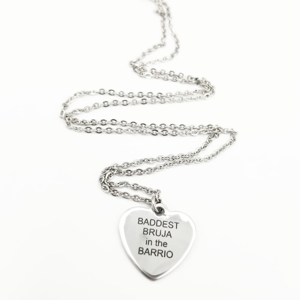 Baddest Bruja in the Barrio Necklace