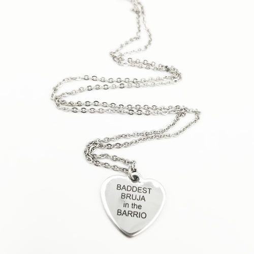 Baddest Bruja in the Barrio Necklace