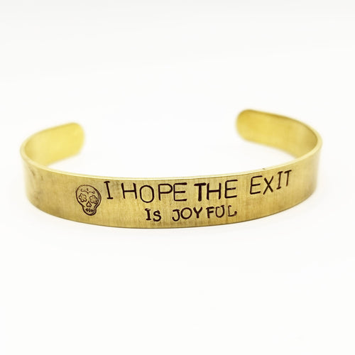 Joyful Exit Cuff Bracelet