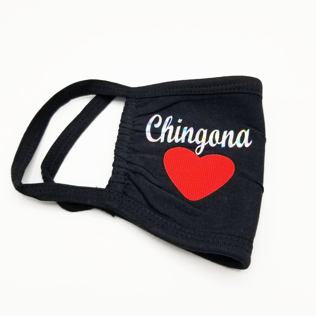 Chingona Corazon Mask