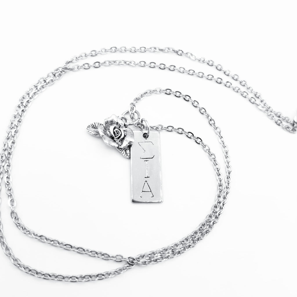 Stainless Steel SIA Neckwear with 1 additional charm