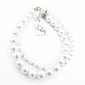 SIA 2 strand Perla Pulsera with 1 charm