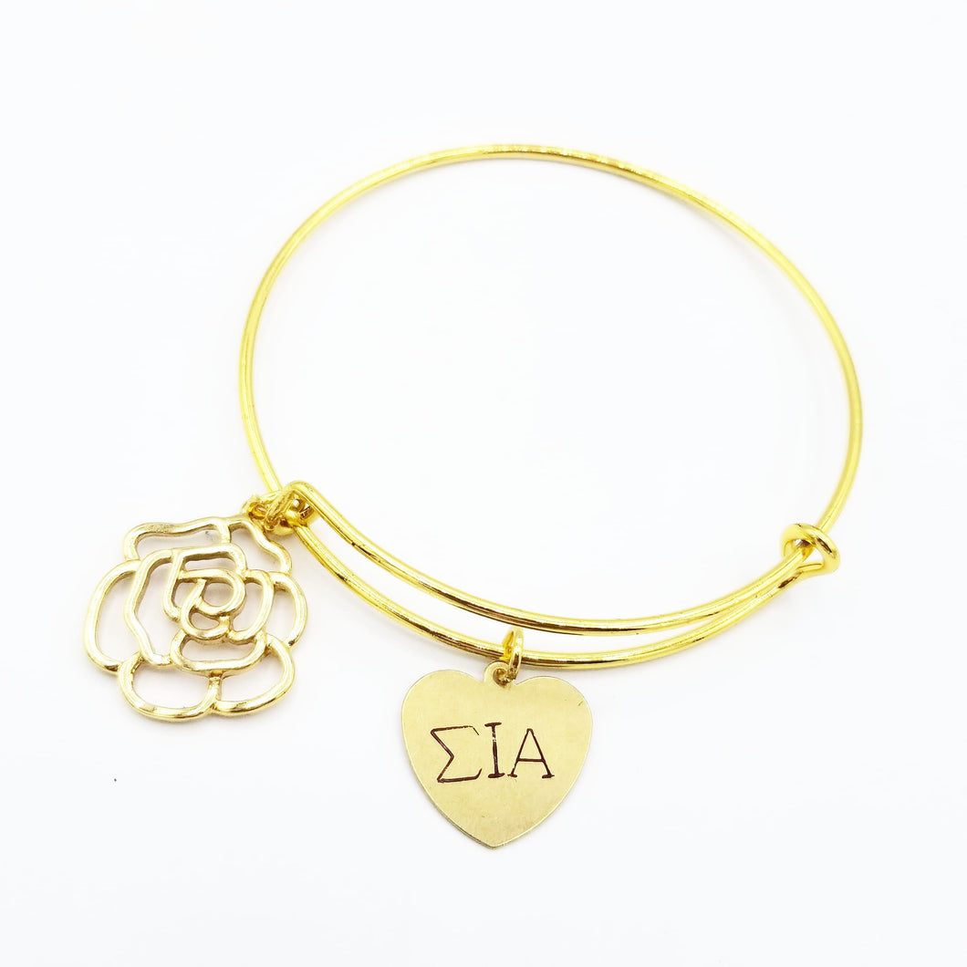 SIA Pulsera with 2 charms