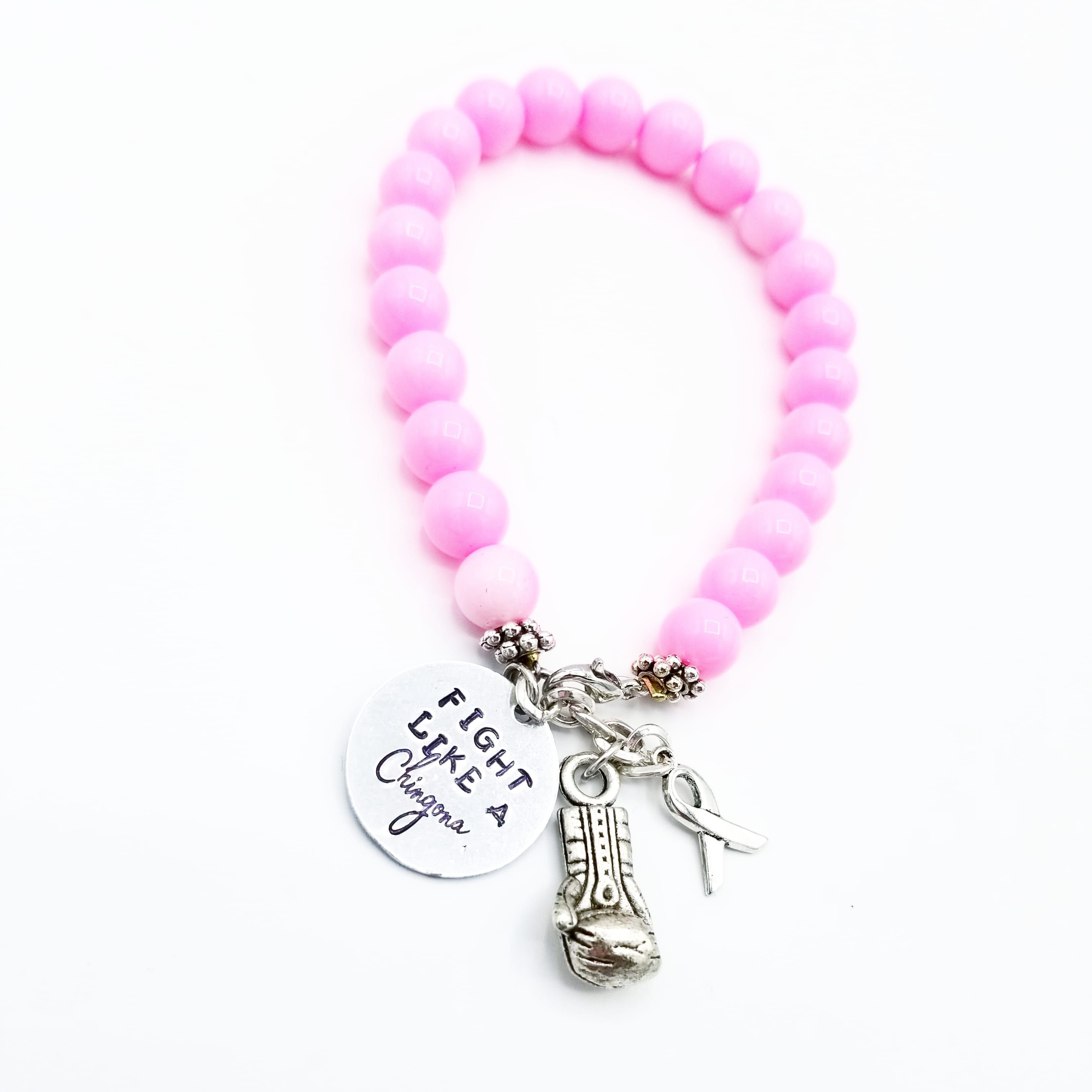 Fight Like a Chingona Bead Bracelet