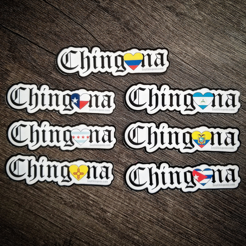 Chingona Flag Sticker