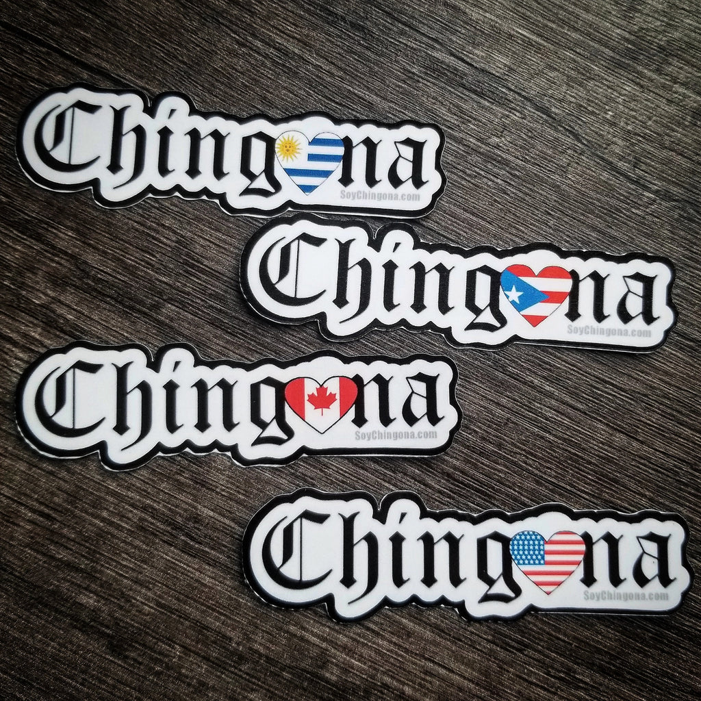 Chingona Flag Sticker