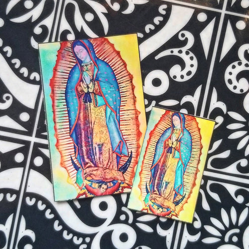 Holographic Virgencita Sticker