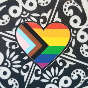 Flag Heart Sticker