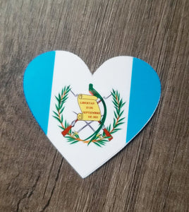 Guatemala Heart Sticker