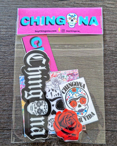 Chingona Sugarskull Sticker Pack