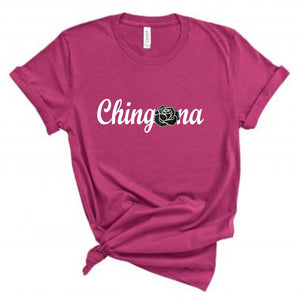 Chingona Black Rosa Shirt