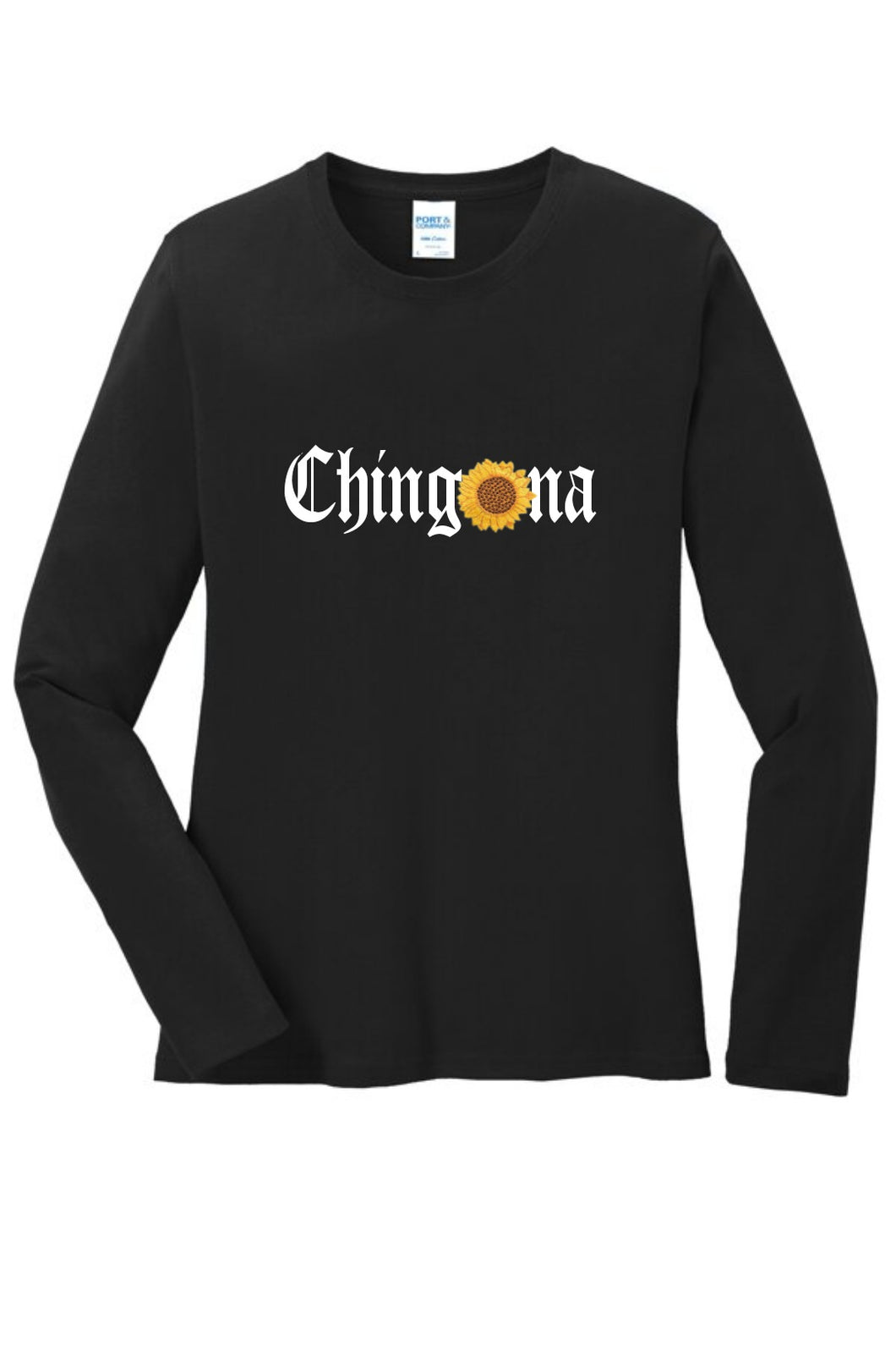 Chingona Sunflower Longsleeve Shirt