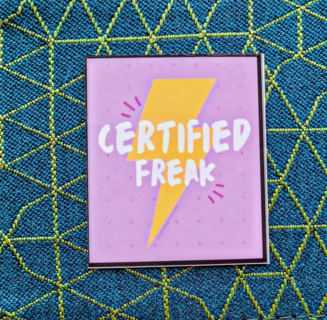 Certified Freak Sticker